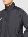 【送料無料】【20000円均一】adidas(アディダス) 中綿入り 長袖 ジップアップ ロング パンツメンズ テニス パデットジャケット&パンツ 上下セットブラック　US668-HK9805-WP274-HK9808【22★】 3