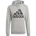 【送料無料】【4000円均一 JOサイズのみ】adidas(アディダス)メンズスウェット エッセンシャルズ ビッグロゴ パーカーMグレイヘザー 29217-GK9541-JO【22★】