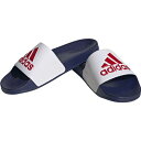 【送料無料】【3000円均一】【廃番追メル】adidas(アディダス) スポーツサンダル ユニセックス アディレッタ SHOWERU フットウェアホワイト×ベ...
