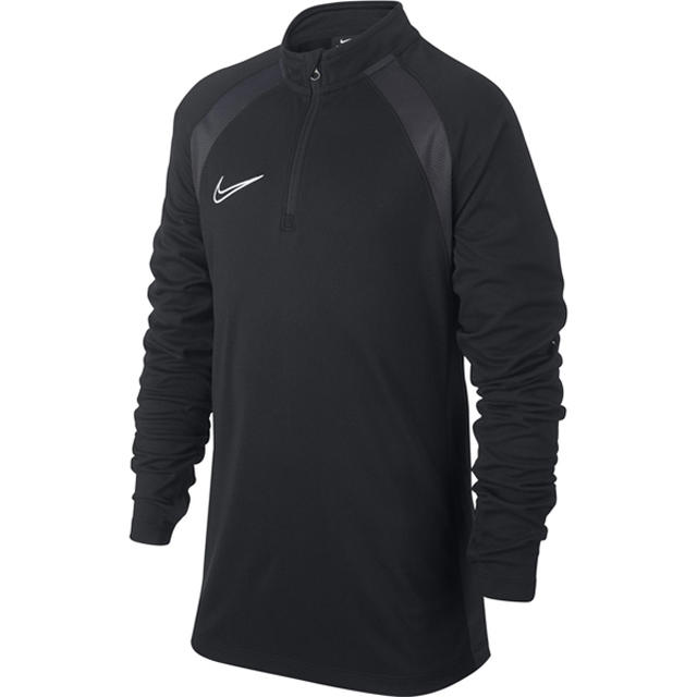 【送料無料】【よりどり3個以上で各200円引き】【廃番　追】NIKE(ナイキ)キッズ・ジュニアDRI-FIT アカデミー DRIL トッププラクティスシャツブラック×アンスラサイト×ホワイトBV5828-011【19★】