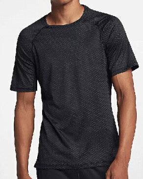 【送料無料】【よりどり3個以上で各200円引き】【廃番】NIKE(ナイキ)メンズNP ハイパークール カモ フィッテド S/S トップTシャツブラック888292-010【19☆】●●