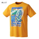 【送料無料】【3500円均一 Mサイズのみ】【廃番メル】prince(プリンス) 吸汗速乾 半袖 テニス ウェア メンズ ユニセックス Tシャツ オレンジ MS3019-028-M【23★】
