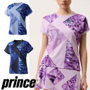 【送料無料】【廃番】 prince(プリンス) レディースゲームシャツ 吸汗速乾・UPF50+・バド(FDピンメッシュ素材) レディース ジュニア ゲームシャツ...
