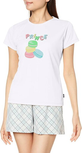 【送料無料】【2500円均一】prince(プリンス) 吸汗 速乾 半袖 テニス レディース・ウィメンズ Tシャツ ホワイト WS2052-146【22☆】 【送料無料】【2500円均一】prince(プリンス) 吸汗 速乾 半袖 テニス レディース・ウィメンズ Tシャツ ホワイト WS2052-146【22☆】
