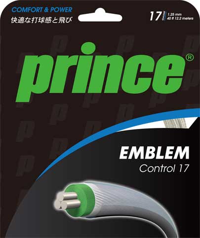【送料無料】【まとめ買いがお得！】prince(プリンス)エンブレム コントロール 17テニス ガットナチュラル7JJ013-046【定番】