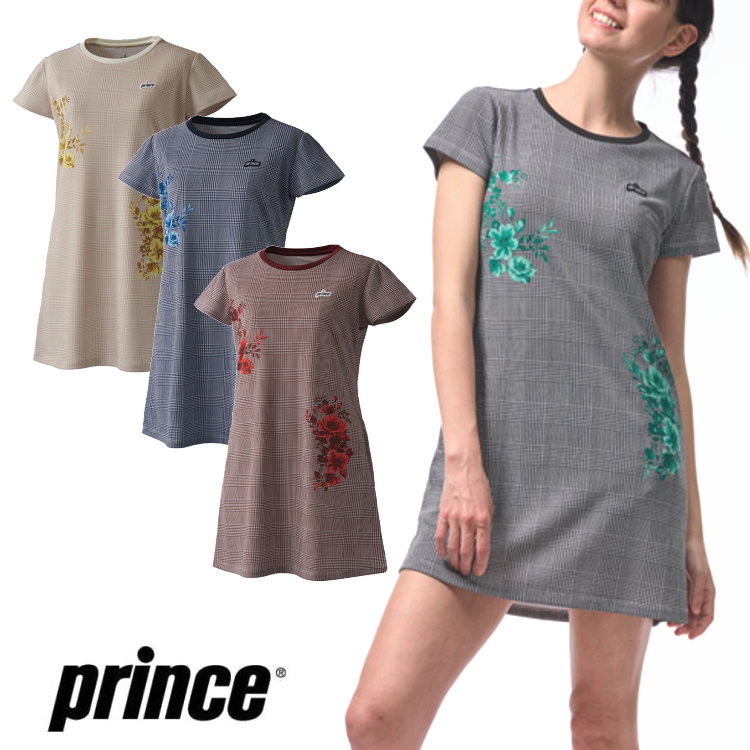 Other - 【送料無料】【12000円均一】【廃番メル】prince（プリンス）レディース ウィメンズ テニス ワンピース 吸汗速乾、UPF50+、制電、 FDピンメッシュ素材　WF5411【25★】