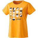【送料無料】【3000円均一 Sサイズのみ】【廃番】prince(プリンス)Tシャツ半袖 テニスウェアレディース・ウィメンズサンオレンジWS0018-039【2...