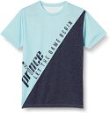 【送料無料】【3000円均一 LLサイズのみ】【廃番メル】prince(プリンス)吸汗速乾 遮熱 テニスTシャツ メンズ 半袖シャツ アクアブルー MS1009-115-LL【21★】