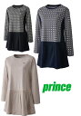 【送料無料】【9000円均一】【廃番メル】prince(プリンス) レディース・ウィメンズ テニス ウエアー ワンピース 速乾素材 UVカット テニス バドミントン 吸汗速乾・UPF50+・制電 WF4413【24★】