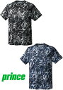 【送料無料】【4500円均一】【廃番メル】prince(プリンス)吸汗速乾 半袖 テニス ウェア メンズ ゲームシャツ プリンス prince テニスウェア ユ...