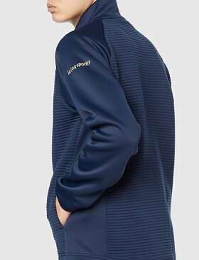 【送料無料】【7000円均一 Sサイズのみ】【廃番 追】le coq sportif(ルコック) 吸汗 ストレッチ 長袖 パーカーメンズ グランスーツジャケットネイビー QMMQJF41-NVY-S【21★】