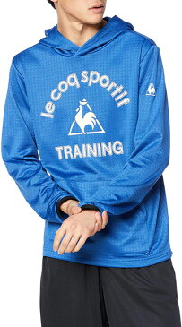 【送料無料】【5000円均一 Sサイズのみ】【廃番 追】le coq sportif(ルコック) 吸汗 保温 長袖 フリースメンズ スウェットパーカーヴァトーブルー QMMQJF42-WAB-S【21★】