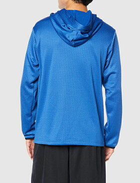 【送料無料】【5000円均一 Sサイズのみ】【廃番 追】le coq sportif(ルコック) 吸汗 保温 長袖 フリースメンズ スウェットパーカーヴァトーブルー QMMQJF42-WAB-S【21★】
