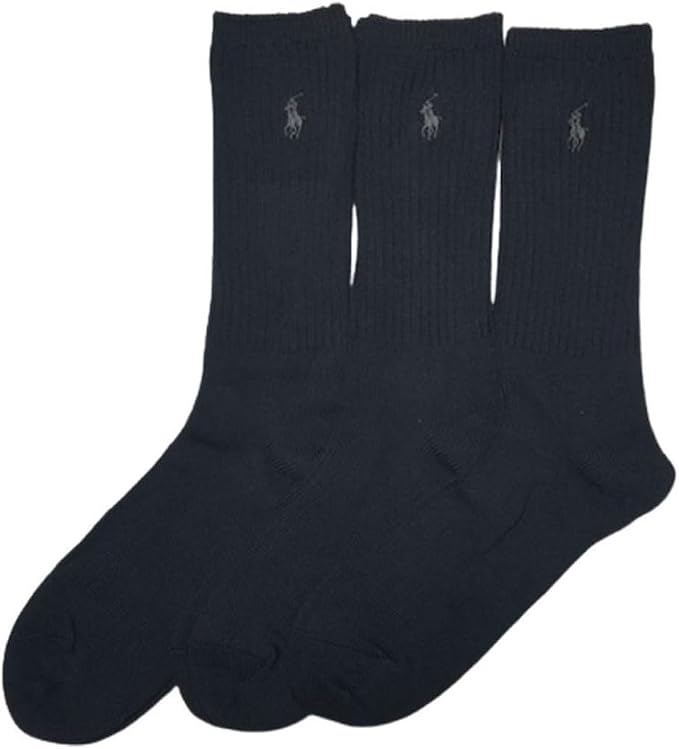 乐天商城 - 【送料無料】【廃番　追】 POLO RALPHLAULEN(ポロラルフローレン)靴下 メンズ ビジネス ソックス 3足セット MICRO MODAL 25～29cm NAVY 　8437PK-401【定番】