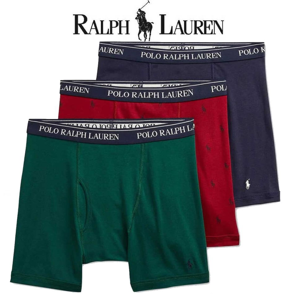 ポロ ラルフローレン ボクサーパンツ メンズ 【送料無料】【5000円均一】【3枚組】POLO RALPHLAULEN(ポロ ラルフローレン)　メンズ ボクサー 前開きタイプ 下着メンズ ボクサーパンツ 前開き 3枚セット ラルフローレン ロゴ ボクサー サイズ S M L LL XL メンズインナー RCBBP3-FHA3【22☆】【定番】