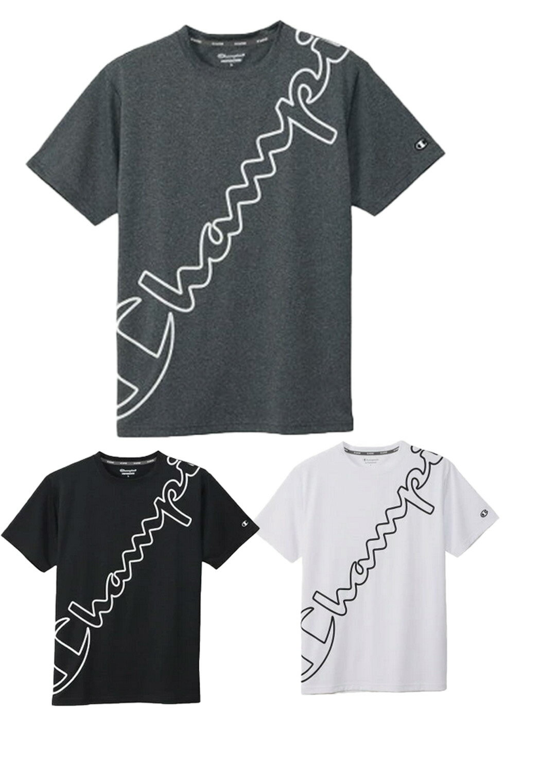 Rakuten - 【送料無料】【2000円均一】【廃番】 Champion(チャンピオン) 抗菌 防臭 半袖 Tシャツ ショートスリーブTシャツ 24SS スポーツ チャンピオン C3ZS307【24★】