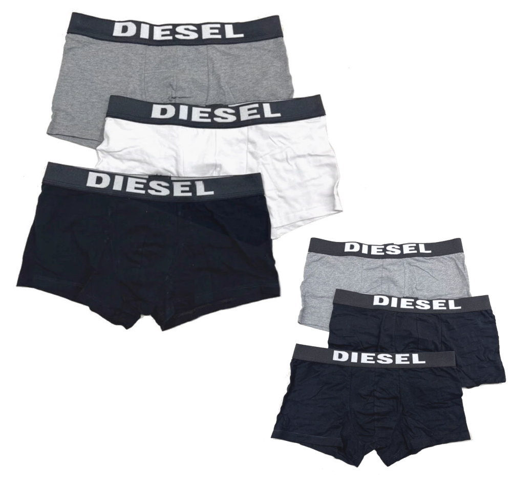 ディーゼル パンツ メンズ 【送料無料】【4500円均一】【3枚組】【XSサイズのみ】DIESEL(ディーゼル) 3枚組 ボクサー ショーツメンズ ボクサー ショーツ 3枚セット コットン ストレッチ メンズボクサーパンツ 　3枚セット SL6S-RHAPW-02-XS SL6S-RHAPW-03-XS 　【23☆】