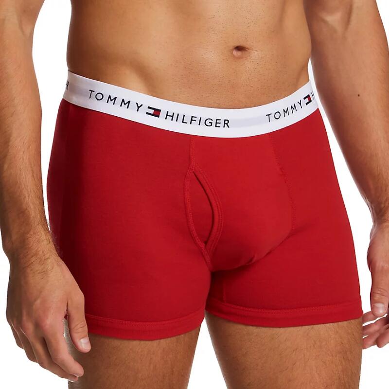 【送料無料】】【6000円均一 Sサイズのみ】【3枚組】TOMMY HILFIGER(トミーヒルフィガー)3枚組ボクサーパンツ　 綿100% メンズ アンダーウェア パック 男性 下着 3枚セット　BERBER　09TQ002-064-S【23★】