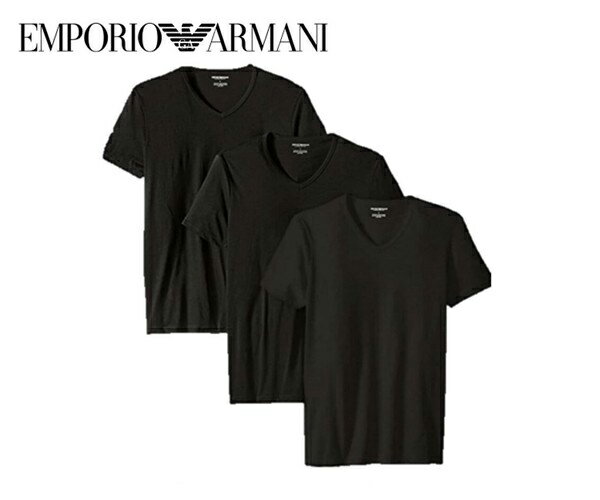 EMPORIO ARMANI(並行輸入品) 1981年、ジョルジオ アルマーニから派生したセカンドライン。 アルマーニならではの高級感にカジュアルテイストを織り込んだ、 ファッションに敏感なあらゆる世代に支持されるブランド。 デイリーユースに最適な、3枚セット！ サイズ:S(36-38),M(38-40),L(41-43),XL(43-45) 素材:コットン100% 生産国：バングラディッシュ