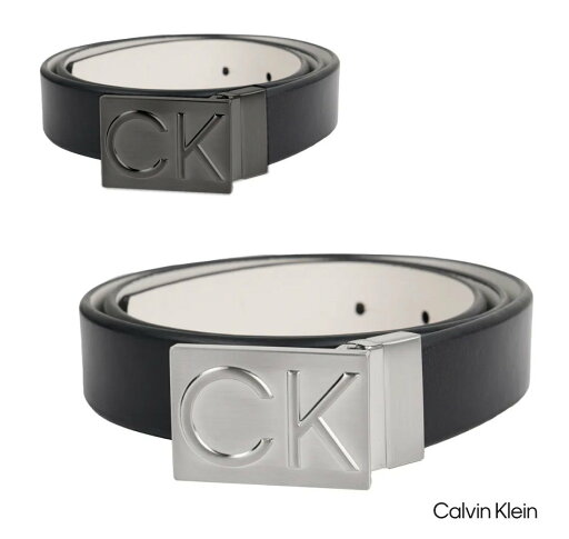 【送料無料】Calvin Klein(カルバンクライン) メンズ 本革ベルト リバーシブル 細め ロゴ レザー メンズ ロゴ 11CK020002-BLACK【24★】 【送料無料】Calvin Klein(カルバンクライン) メンズ 本革ベルト リバーシブル 細め ロゴ レザー メンズ ロゴ 11CK020002-BLACK【24★】