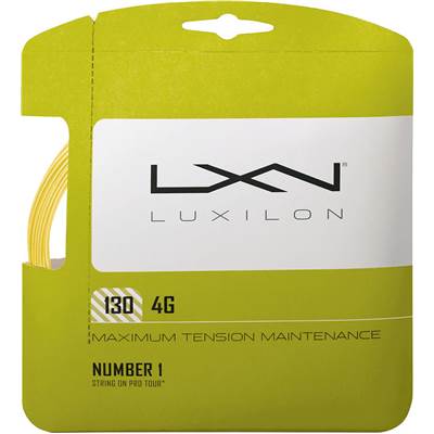 【送料無料】【まとめ買いがお得！】LUXILON(ルキシロン)4G 130 SETストリング 硬式テニス1.30mmゴールドWRZ997112【定番】