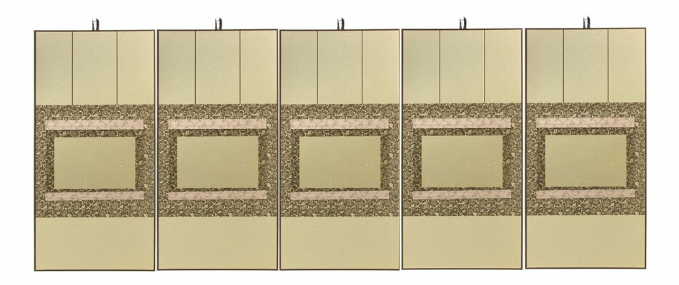 【送料無料】【まとめ買いがお得!】【5個セット】谷口松雄堂 掛軸たとうハガキ用 横用 茶 【書道用品 書道用具 書道用 掛け軸 作品用】 T084-001-SE...