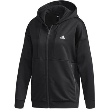 【送料無料】【4500円均一】【廃番】adidas(アディダス)レディース・ウィメンズW ID ハイブリッドフード付きスウェットブラックEUA53-CX4430【18★】【ADS特価】