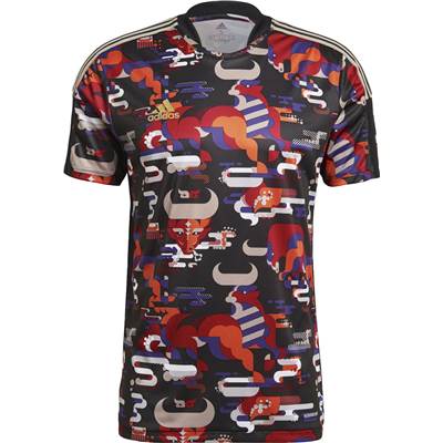 【送料無料】【4000円均一】【廃番メル】adidas(アディダス) メンズ TIRO プラクティスシャツ サッカー・フットサル ブラック EKV22-GT97...