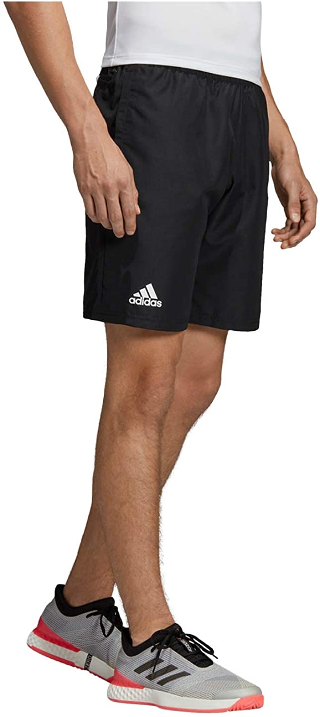 【2000円均一】【廃番】adidas(アディダス)メンズ01 TENNIS CLUB SHORT9ブラック×ホワイトFRO48-DU0877【20☆】