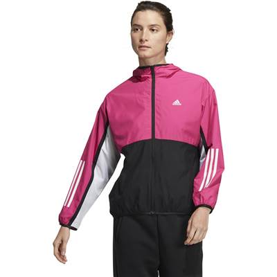 【送料無料】【7000円均一】adidas(アディダス) WIND.RDY 長袖 スポーツ ウェアウィメンズウインドブレーカージャケットチームリアルマゼンタ　DP565-HM2789【22★】