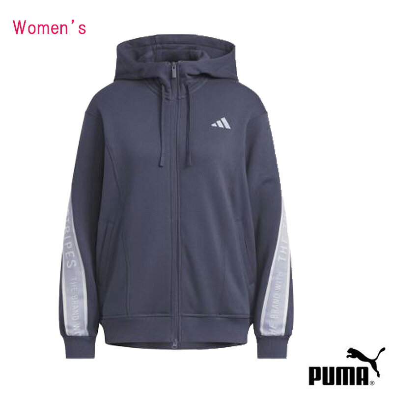 樂天商城 - 【送料無料】【6000円均一 JMサイズのみ】【廃番メル】adidas(アディダス) 長袖 ス FZ パーカー レディース ウィメンズ フーディ フルジップ スウェット　シャドーネイビー　C4361-JZ8447-JM