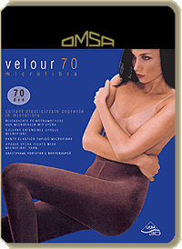 【よりどり3個で送料無料】イタリア《OMSA》製ベロアタッチ　70デニールタイツ【VELOUR70】omsa-velour70【定番】