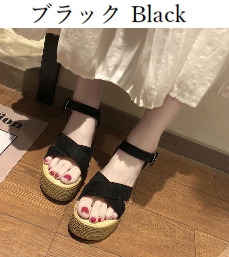【全品対象10％OFFクーポン発行】サンダル レディース 厚底 ウエッジソール ミュール 美脚 おしゃれ ハイヒール 靴 夏【k3-bx13】【予約販売：15-20日】【送料無料】宅込