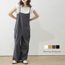 【60%OFFクーポン対象】サロペット キャミ ワークパンツ ワイド オールインワン スタイルアップ 大人カジュアル ポケット レディース おすすめ おしゃれ メール便 2025春夏新作 【lssrss24-394】【即納:1-5営業日】【送料無料】メ込2