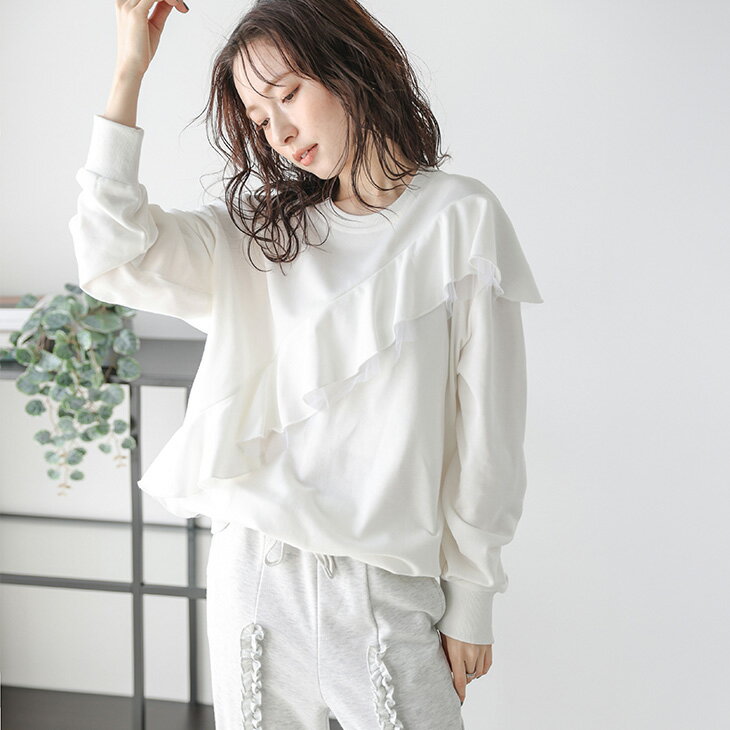 HeRIN.CYE | Feels flared zip tops (Tシャツ・カットソー(長袖