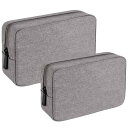 YINKE ガジェットポーチ メンズポーチ 小物入れ トラベルポーチ PC周辺 小物入れ収納ポーチ 大容量 多機能 収納 化粧 旅行 出張 ケーブル 収納 コー...