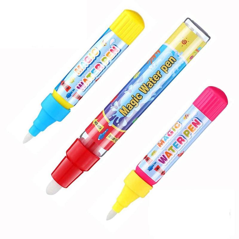お絵かきシート 用 ペン 3本/6本セット お絵かき おもちゃ 子供 水で描く 知育玩具 水 ぬりえ 誕生日 プレゼント 専用ペン