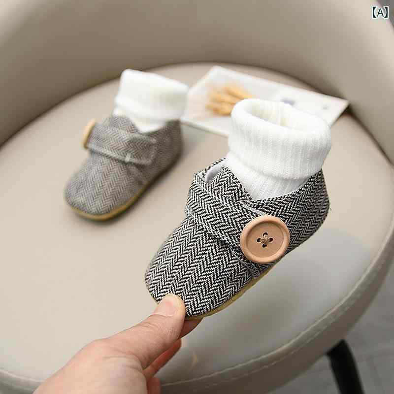 ベビーシューズ 幼児 かわいい 春秋 男の子用 オールインワン ソックス 滑り止め 初めての靴 通気性 落..