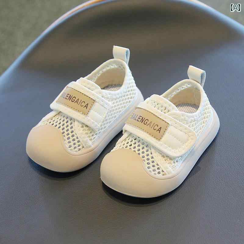 靴 女の子 赤ちゃん 春夏 ベビー シューズ 男の子 柔らかい底 おしゃれ 幼児 通気性 メッシュ