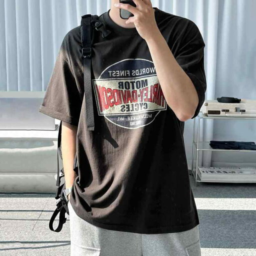 Tシャツ アメカジ プリントTシャツ 半袖Tシャツ メンズ 夏 ゆったり ラウンドネック 半袖 韓国 通勤 綿 トップス カジュアル シンプル レジャー リゾート 休日 バカンス デイリーユース サマーファッション Tシャツ アメカジ プリントTシャツ 半袖Tシャツ メンズ 夏 ゆったり ラウンドネック 半袖 韓国 通勤 綿 トップス カジュアル シンプル レジャー リゾート 休日 バカンス デイリーユース サマーファッション
