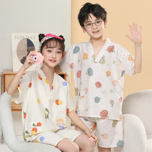 サウナ服 パジャマ ルームウェア ナイトウェア キッズ 温泉 かわいい リラックス ゆったり 柔らかい 動きやすい 通気性 カジュアル 部屋着 リラクゼーション サウナ服 パジャマ ルームウェア ナイトウェア キッズ 温泉 かわいい リラックス ゆったり 柔らかい 動きやすい 通気性 カジュアル 部屋着 リラクゼーション