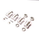 King Fly OPパーツ アルミ 12mm 六角 アダプター/ロックハブ タミヤ CW-01 ランチボックス/モンスタービートル/ブラックフット用 商品名称