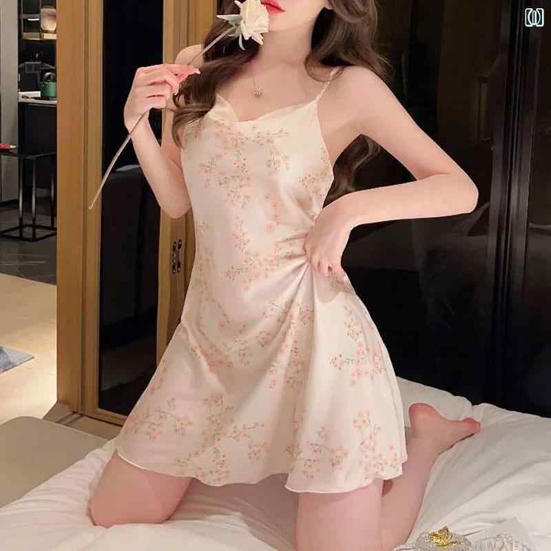 ネグリジェ ナイトウェア インナー パジャマ レディース おしゃれ ファッション 魅惑的 キャミソール ナイトドレス 夏 薄手 パッド付き ホーム シンプル フェミニン