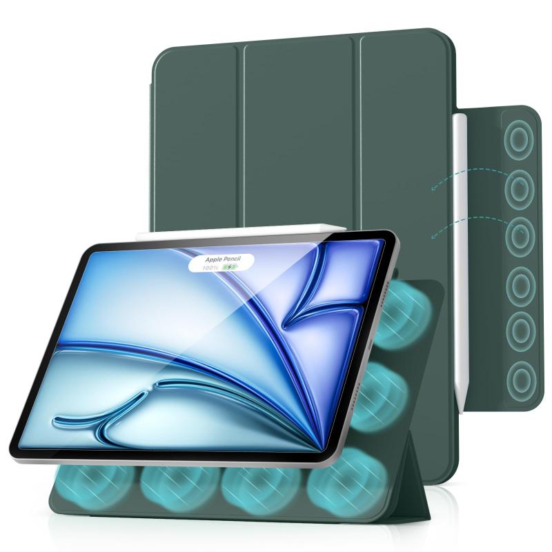 Aoub iPad Air 5/4 マグネットケース 2022 (第5世代) 2020 iPad Pro 11 2018 磁気吸着 オートスリープ/ウェイク対応 Pencil 2対応 スリム 手触り快適 カバー