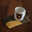 プリント パッチワーク コースター 厚手 断熱 パッド ティー マット 和風 布 小物 刺繍 ギフト かわいい