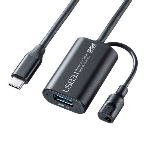 サンワサプライ 5m延長USB3.1 Type Cアクティブリピーターケーブル サンワサプライ 5m延長USB3.1 Type Cアクティブリピーターケーブル