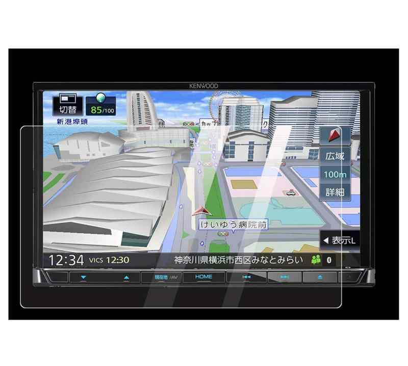 [7型] カーナビ 彩速ナビ MDV-S709 MDV-L308W MDV-M808HDW MDV-S706 /MDV-S707 /MDV-S708/ MDV-M808HD 用保護フィルム カーナビフィルム 高感度タッチ キズ防止 ナビプロテクター 2枚
