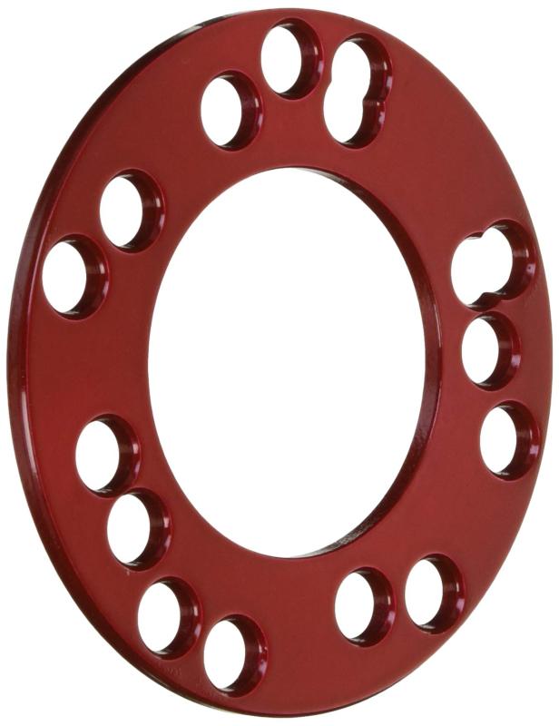 HKB SPORTS レーシングワイドスペーサー(4穴・5穴兼用) P.C.D.100~114.3 5mm レッド 2枚入りHKRWSR5