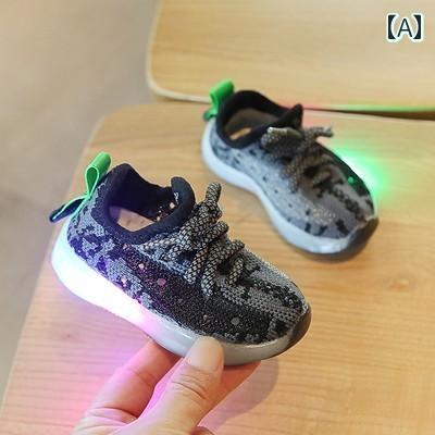 スニーカー ベビー 幼児 ファースト シューズ ボーイ スポーツ 1～2歳 春秋 男の子 柔らかい底 靴 女の子 遊び 子供