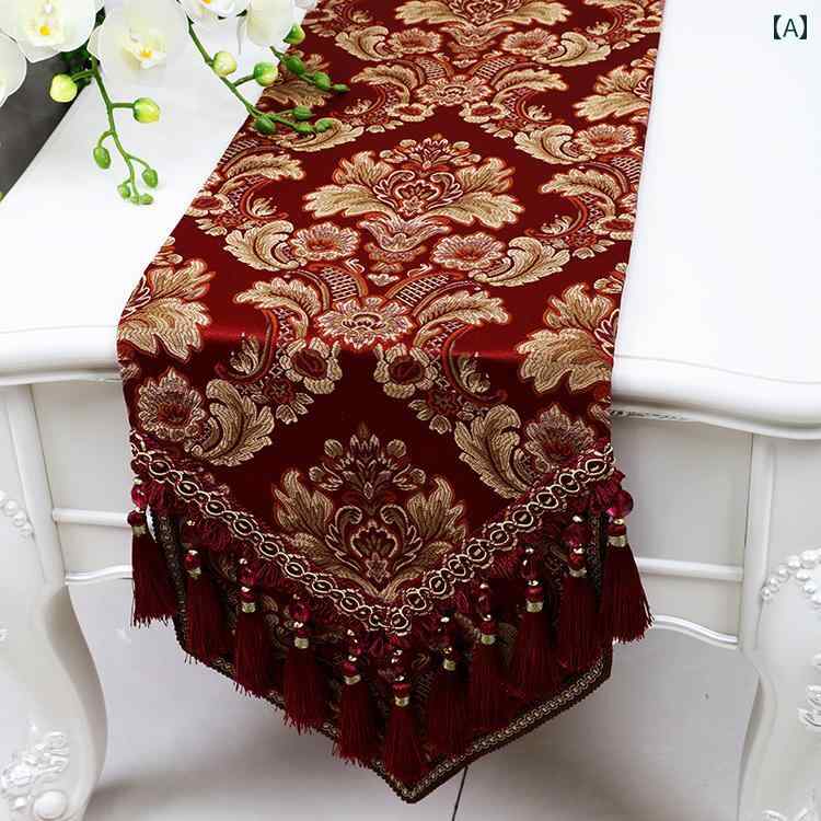 テーブルランナー ハイエンド テーブル センター ダイニングテーブル インテリア テーブルクロス リビ..